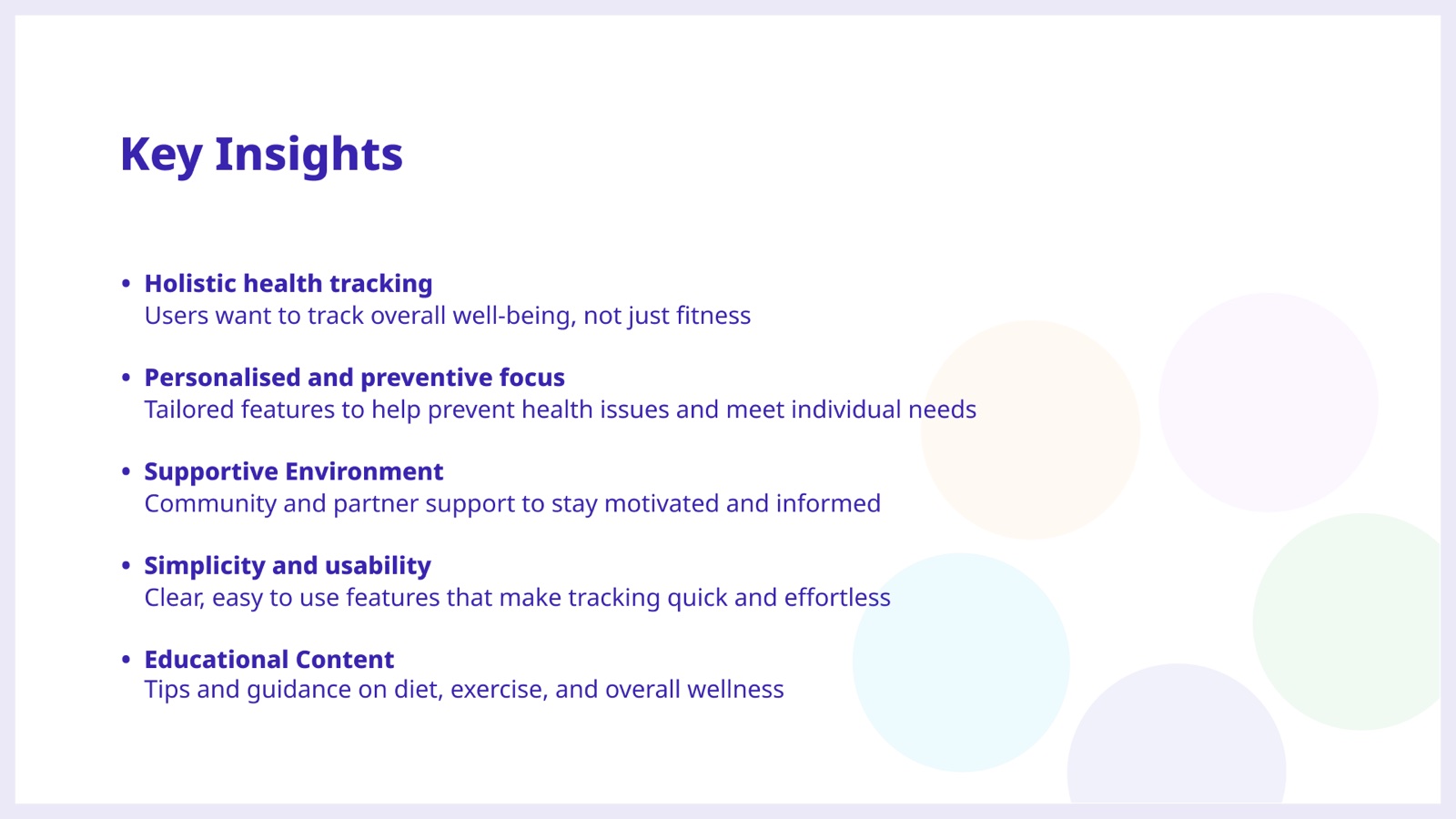 The insights
